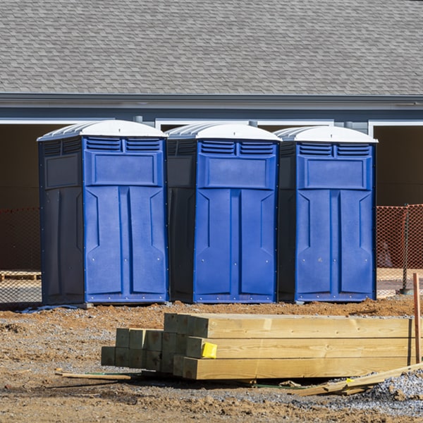 how often are the porta potties cleaned and serviced during a rental period in Pike Creek Valley DE